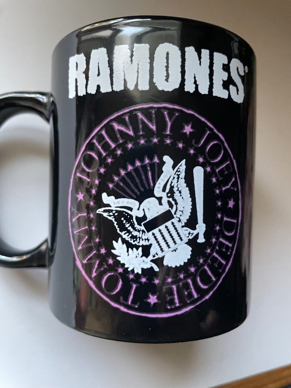 Ramones Ceramic Mug Black Purple 2013 Bravado